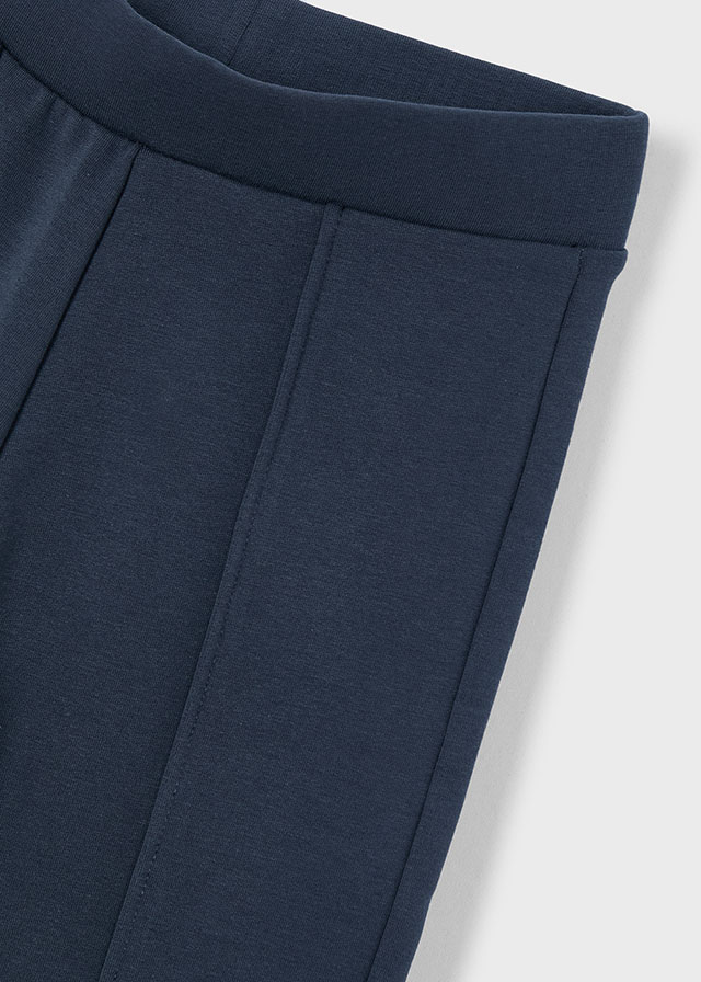 деталь Dívčí tmavě modré elegantní kalhoty s puky MAYORAL