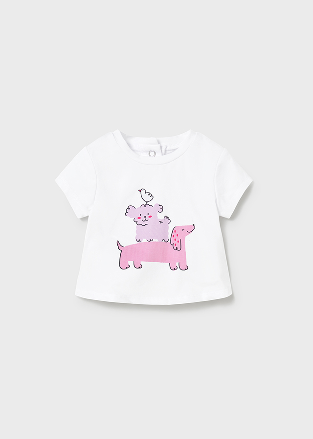 деталь Dívčí kojenecký set tričko, mikina a kalhoty MAYORAL