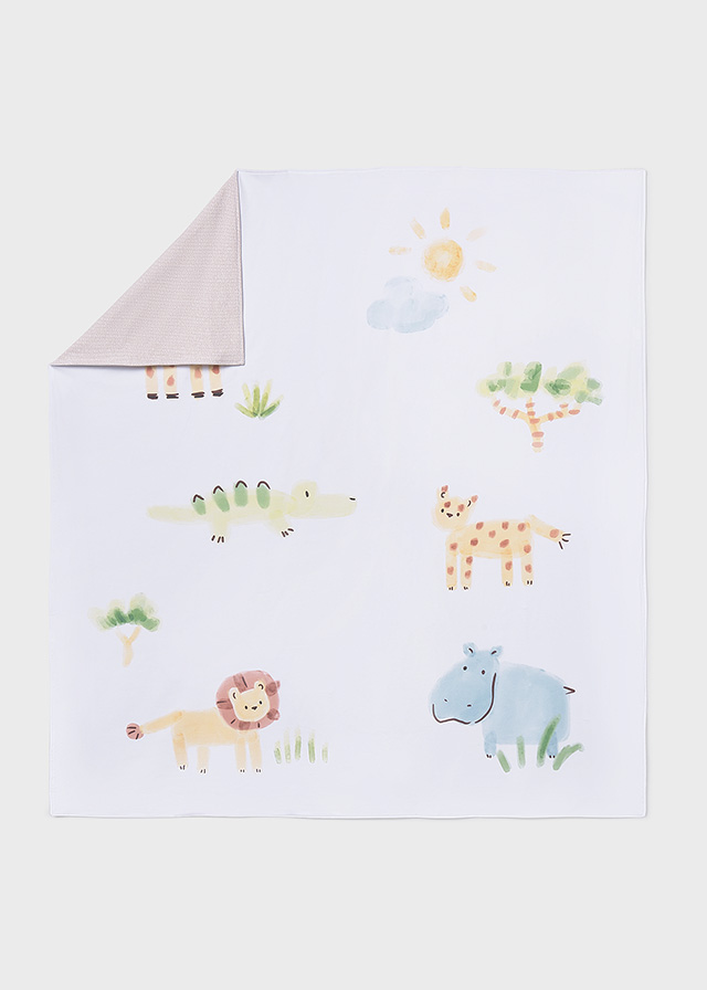 деталь Bavlněná dětská deka s motivem safari MAYORAL