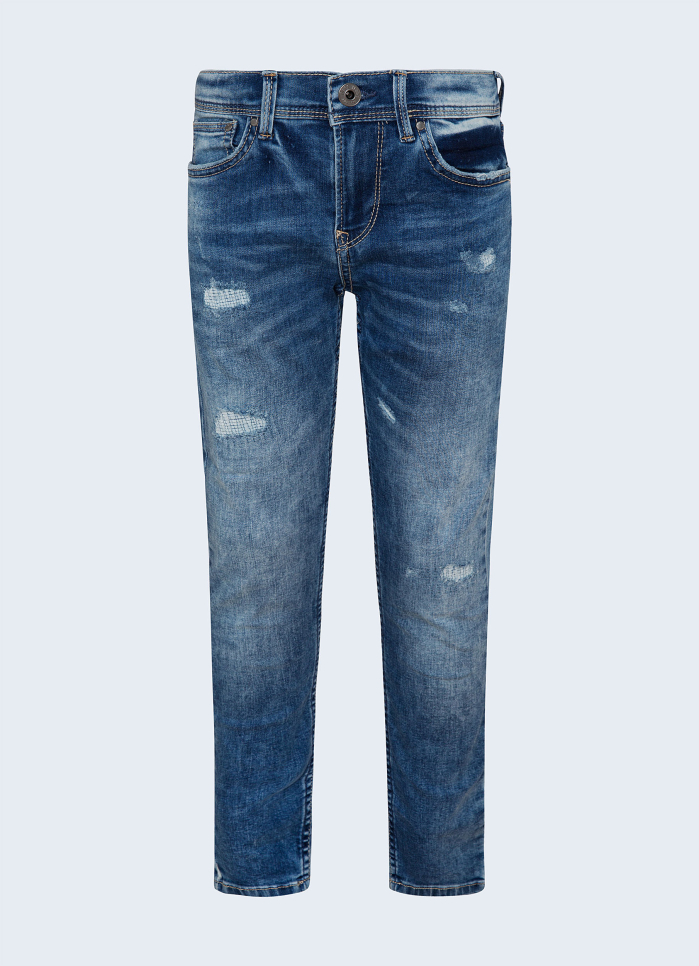 деталь Dívčí džínové kalhoty PEPE JEANS