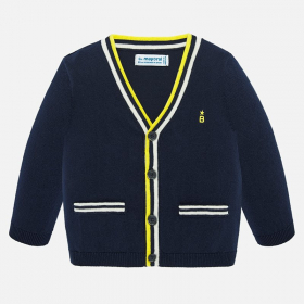  Baby boy's V-neck knitted jacket