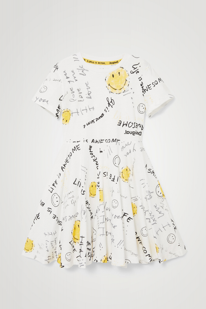 detail Dívčí šaty s kratkým rukávem DESIGUAL