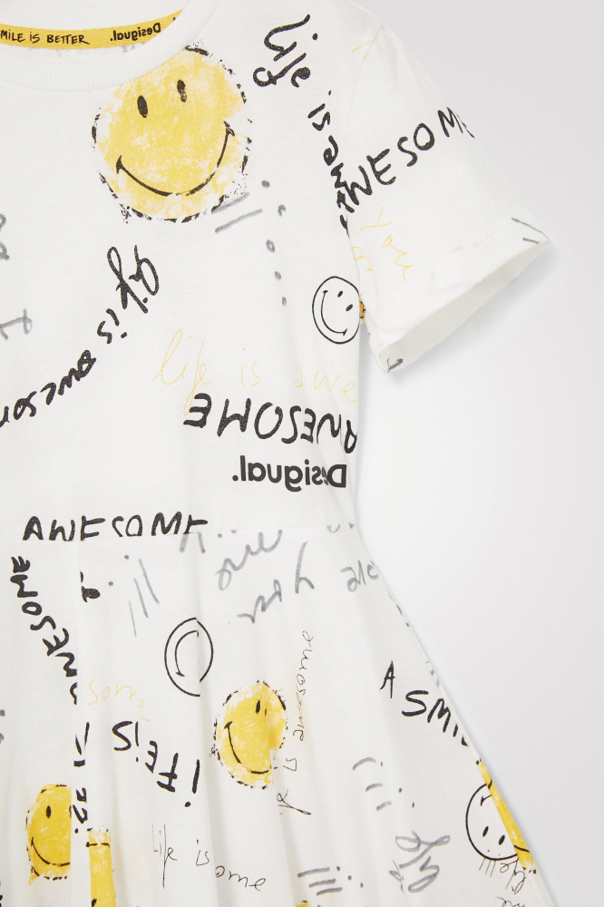 detail Dívčí šaty s kratkým rukávem DESIGUAL