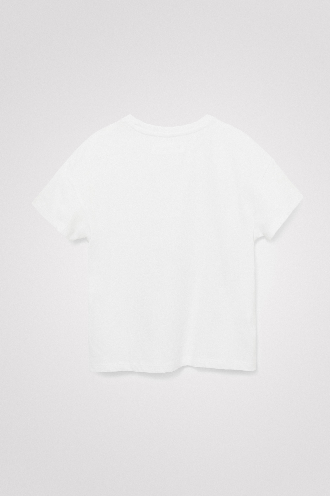 detail Dívčí tričko s krátkým rukávem a s potiskem sedmikrásky mandala DESIGUAL