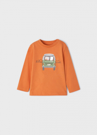 Long-sleeved van t-shirt for baby boy