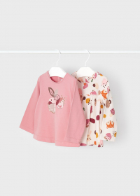 Set of 2 ECOFRIENDS baby long sleeve t-shirts