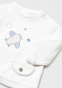 náhled Novorozenecký chlapecký set - klahoty a tričko MAYORAL