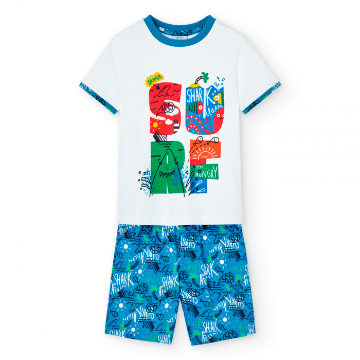 detail Chlapecké pyžamo s letním motivem BOBOLI