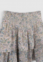 náhled Dívčí sukně LENZING™ ECOVERO™ s fialovým květinovým potiskem IKKS