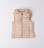 detail Dívčí vatovaná vesta bez rukávů se srdíčky IDO