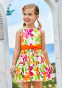 náhled Dívčí šaty s květinovým vzorem MAYORAL
