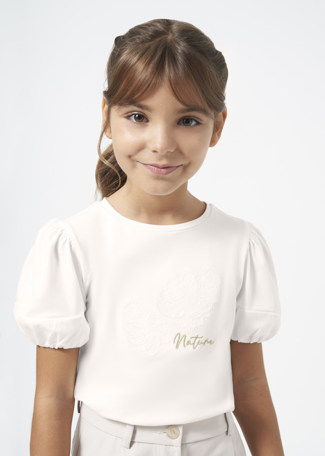 Dívčí tričko s apliqué MAYORAL